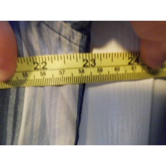 Utility brand Mens Vertical blue striped button down - Picture 5 of 5